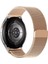 Galaxy Watch 6 / 5 / 4 Fe 40MM 44MM – Watch 6 Classic 43MM 47MM – Watch 5 Pro 45MM Uyumlu Manyetik Milanese Metal Hasır Kordon - Paslanmaz Çelik, Ayarlanabilir Manyetik Toka 2