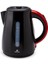 Çelik Demlikli 2'li Çay ve Su Isıtıcı, Kırmızı Renk 4
