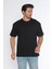 Erkek Bisiklet Yaka %100 Pamuk Oversize T-Shirt 1