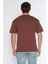 Erkek Bisiklet Yaka %100 Pamuk Oversize T-Shirt 3