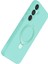 Depomix Newface Samsung Galaxy A15 4g Regal Magsafe Standlı Kapak - Su Yeşili 3