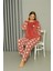 Polar Kadın Büyük Beden Pudra Pijama Takımı Pudra 4