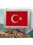 Ayyıldız Türk Bayrağı Filografi Tablo Çerçeveli 26X19 cm Ayaklık Hediyeli 1