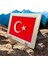 Ayyıldız Türk Bayrağı Filografi Tablo Çerçeveli 26X19 cm Ayaklık Hediyeli 2