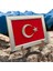 Ayyıldız Türk Bayrağı Filografi Tablo Çerçeveli 26X19 cm Ayaklık Hediyeli 3
