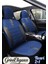 Audi A3 1996-2003 3 Kapılı – Ticari Araç 2+1 Uyumlu Vira Grindsport Koltuk Kılıfı – Mavi Siyah, Kolay Montaj 1