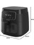 7,6 Litre Camlı Airfryer Siyah & Beyaz, Geniş ve Sağlıklı Pişirme Deneyimi 2