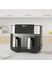 Çift Bölmeli 8l Airfryer, 2850W, Siyah, Çok Renkli Seçenekler 2