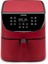 Kırmızı 5.8 Lt 1700W Dokunmatik Yağsız Hava Fritözü 2