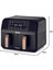 Dual Airfryer Çift Pişirme Hazneli Siyah 70.000BK, Çok Renkli 2