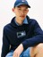 Tommy Hılfıger Erkek Marka Logolu Kapüşonlu Organik Pamuklu Kanguru Ceplli Günlük Kullanıma Uygun Lacivert Sweatshirt DM0DM21623 C1G 2