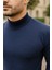 Erkek Yarım Balıkçı Ince Basic Triko Kazak 1