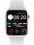 44 mm Gümüş Akıllı Saat, Ios ve Android Uyumlu + Yedek Kayış 2