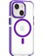 iPhone 14 Bella Magsafe Kapak - Derin Mor 2