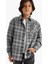Erkek Çocuk Overshirt Fit Polo Yaka Kareli Flanel Uzun Kollu Gömlek G1970A825AU 4
