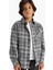 Erkek Çocuk Overshirt Fit Polo Yaka Kareli Flanel Uzun Kollu Gömlek G1970A825AU 6