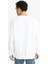 Boxy Fit Bisiklet Yaka Baskılı Sweatshirt E9331AX25AU 9