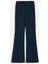 Fit Flare Fit Toprlayıcı Yüksek Bel İspanyol Paça Standart Boy Ribana Sporcu Pantolon F5040AX25WN 1