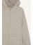 Fit Su Geçirmez Softshell Slim Fit Dar Kesim Kapüşonlu Fermuarlı Cepli Parka E5702AX25AU 9