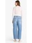 Barrel Fit Normal Bel Düz Paça Bilek Boy Jean Kar Yıkamalı Pantolon F2959AX25WN 6