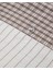 Tattersall Ipliği Boyalı Çift Kişilik Nevresim Takımı 200X220 cm Kahverengi 7