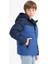Erkek Çocuk Su Geçirmez Kapüşonlu Fermuarlı Şişme Mont 3