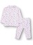 Kız Bebek Uzun Kol Pijama Takımı Interlok Gömlek Yaka Uzun Kol Reçme Paça 2