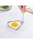 3 Şekilli Kalp, Yıldız, Yuvarlak Metal Omlet Kalıbı 1