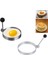 3 Şekilli Kalp, Yıldız, Yuvarlak Metal Omlet Kalıbı 3