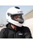 Strobe 2 Çene Açılır Kask Beyaz 7