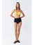 Kadın Straplez Sarı Yüksek Bel Bikini Takımı 1