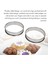 Inç Muffin Halkaları Crumpet Halkaları, 10'lu Set Paslanmaz Çelik Muffin Halkaları Kalıpları Çift Açılmış Tart Halkaları Yuvarlak Tart Halkası (Yurt Dışından) 2