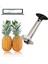 Paslanmaz Çelik Ananas Soyucu, Çekirdek Çıkarıcı, Dilimleyici ve Kesici - Zahmetsiz Meyve Hazırlığı Için Kolay Mutfak Aleti (Yurt Dışından) 3