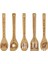 Kelebek Ahşap Yemek Kaşıkları 5'li Set, Kelebek Mutfak Hediyesi, Kelebek Mutfak Dekoru, Bambu Yemek Kaşıkları (Yurt Dışından) 1