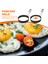 Yumurta Halkaları, 4'lü Paket Paslanmaz Çelik Yumurta Pişirme Halkaları, Yumurta ve Omlet Kızartmak Için Krep Kalıbı (Yurt Dışından) 4
