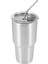 Paslanmaz Çelik Bardak, Kapaklı, Pipetli, 30 Oz Çift Duvarlı Vakumlu Matara, Yalıtımlı Bira Bardağı, Içecek Termosları, Kahve (Yurt Dışından) 1