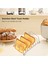 Adet Tost Ekmeği Rafı Tutucu 8 Dilim Delikli Alet Soğutma Izgarası Ekmek Rafı Dikdörtgen Hava Fritözü Aksesuarları Düzenleyici (Yurt Dışından) 5