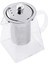 Demlikli Kare Cam Çaydanlık, Süzgeçli 550 ml Borosilikat Çaydanlık, Demlikli Çay Için Şeffaf Yaprak Çaydanlıklar (Yurt Dışından) 1