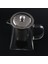 Demlikli Kare Cam Çaydanlık, Süzgeçli 550 ml Borosilikat Çaydanlık, Demlikli Çay Için Şeffaf Yaprak Çaydanlıklar (Yurt Dışından) 2