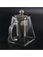 Demlikli Kare Cam Çaydanlık, Süzgeçli 550 ml Borosilikat Çaydanlık, Demlikli Çay Için Şeffaf Yaprak Çaydanlıklar (Yurt Dışından) 5