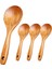 Adet Ahşap Kaşık 21,5 cm Ahşap Pirinç Küreği Çok Yönlü Servis Kaşığı Yapışmaz Isıya Dayanıklı Yemek Kaşığı (Yurt Dışından) 1
