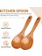 Adet Ahşap Kaşık 21,5 cm Ahşap Pirinç Küreği Çok Yönlü Servis Kaşığı Yapışmaz Isıya Dayanıklı Yemek Kaşığı (Yurt Dışından) 5