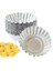 80 Adet Gümüş Tonlu Alüminyum Yumurta Tart Kalıbı Kalıp Üreticileri Cupcake Kek Kurabiye Kalıbı Kaplı Kalıp Teneke Pişirme Aracı (Yurt Dışından) 3