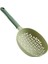 Kepçe Süzgeç, Silikon Süzgeç Sapı, Süzgeç Süzgeç, Pişirme Silikon Kaşığı, Makarna Süzgeci Kaşık Süzgeci Yeşil (Yurt Dışından) 1