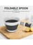 2'li Katlanabilir Su Kepçesi, Katlanabilir Su Kepçesi, Katlanabilir Banyo Kaşığı Kepçesi, Mutfak Banyo Için Yerden Tasarruf (Yurt Dışından) 4