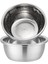Paslanmaz Çelik Karıştırma Kapları, Salata Kaseleri, Su Filtreli Metal Kaseler, 26 cm Paslanmaz Çelik Hazne (Yurt Dışından) 1