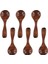 Küçük Ahşap Kaşıklar, 6 Adet 5.3 Inç Doğal Çorba Kaşıkları Bambu Ahşap Yemek Kaşığı, El Yapımı Soslar Karıştırma ve Servis Için (Yurt Dışından) 3