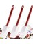 3'lü Paket Silikon Spatula Isıya Dayanıklı, Silikon Spatula, Kauçuk Kazıyıcı Spatula 10 Inç, Mutfak Kullanımı (Yurt Dışından) 2