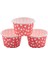 100X Kağıt Kek Kalıbı Muffin Şeker Fındık Atıştırmalık Yağ Geçirmez Tatlı Pişirme Kapları Renk: Kırmızı Nokta: 3,8 cm * 3 cm * 5 cm (Yurt Dışından) 2