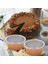 Kapaklı Tatlı Kapları, 25'li Paket Altın Alüminyum Folyo Pişirme Kapları Tutucuları, Cupcake Pişirme Yardımcı Ramekin Şeffaf Puding Kapları (Yurt Dışından) 5